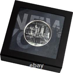 2022 New York Big City Lights 1 oz silver coin Cook Islands