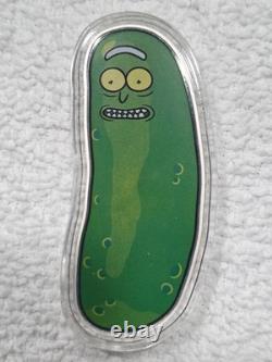 2022 Rick & Morty'Pickle Rick' 1oz Silver Coin 1499 Mintage / New In Box