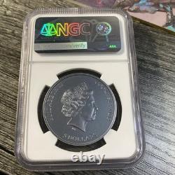 2022 S$5 Cook Island Secret Heart NGC Ms70 Antiqued 1oz Silver K7 Only 2002 Made
