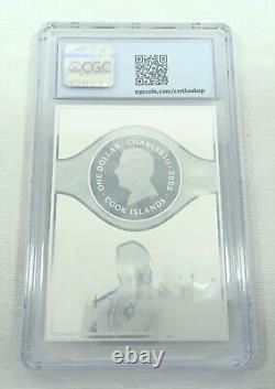 2023 $1 Cook Islands 3g. 999 Silver Foil Card Legends Series Ric Flair (I-19355)