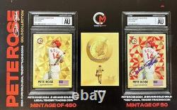 2023 $1 Cook Islands. 5g. 9999 Gold Foil Card Legends Series Pete Rose