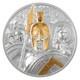 2023 3oz Silver Sparta Ultra High Relief Proof Mintage 888 Cook Islands
