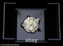2023 $5 Cook Island Harry Potter Hedwig 5 oz Antique Silver Coin