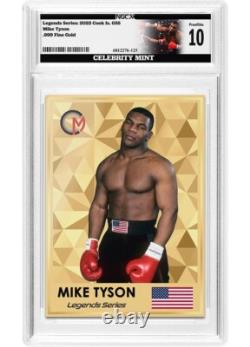 2023 $5 Cook Islands 1/2g. 999 Gold Card Legends Series Mike Tyson NGCX PL10