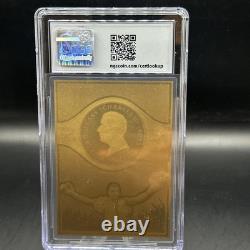 2023 $5 Cook Islands 1/2g. 999 Gold Card Legends Series Mike Tyson NGCX PL10