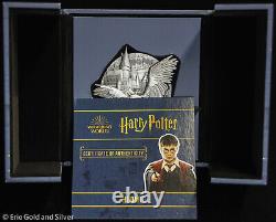 2023 $5 Cook Islands 5 oz Silver Harry Potter Hedwig Coin in OGP