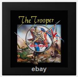 2023 $5 Cook Islands Iron Maiden EDDIE THE TROOPER 1 Oz Silver Proof Coin