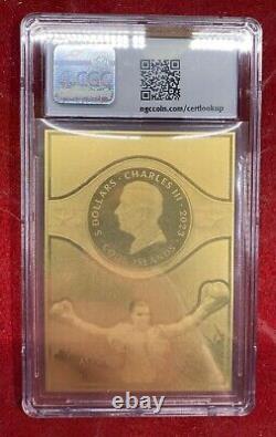 2023 $5 Cook Islands Mike Tyson Gold & Silver Cards Legends Series NGCX PL10