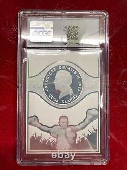 2023 $5 Cook Islands Mike Tyson Gold & Silver Cards Legends Series NGCX PL10