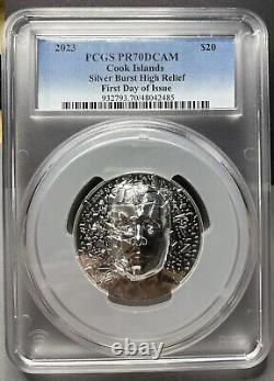 2023 CI $20 Silver Burst 3.0 Silver 3 oz Coin FDI PCGS PR70DCAM