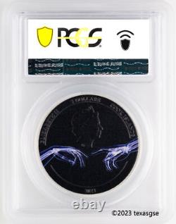 2023 CI $5 X-Ray Creation of Adam 1oz Silver High Relief Coin PCGS PR70