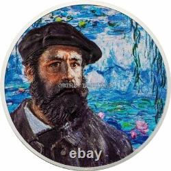 2023 Claude Monet high relief 2 oz proof silver coin Cook Islands