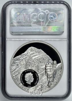 2023 Cook Island $10 Mt. Everest 1953 High Relief 2 Oz Silver NGC PF70UC 7K