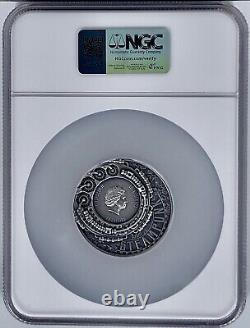 2023 Cook Island $20 Steampunk Science Lab 3 Oz Silver Antiqued Gilt NGC MS 70