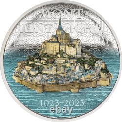 2023 Cook Island MONT-SAINT-MICHEL 5 oz Silver Coin