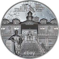 2023 Cook Island THE STANLEY MOST HAUNTED PLACES 2 oz Silver Coin