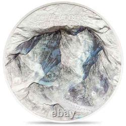 2023 Cook Islands 1 Kilo Silver Mt. Everest First Ascent Coin