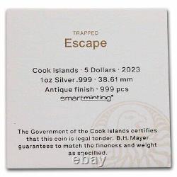2023 Cook Islands 1 oz Antique Silver Escape SKU#273121