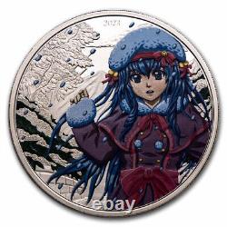 2023 Cook Islands 1 oz Silver Manga Four Seasons Winter