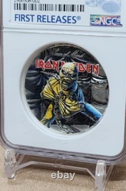 2023 Cook Islands $10 2 Oz Iron Maiden Peace Of Mind Ngc Pf70 Uc Fr Silver