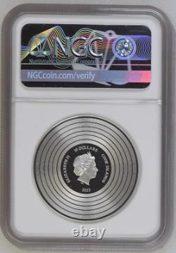 2023 Cook Islands $10 2 Oz Iron Maiden Peace Of Mind Ngc Pf70 Uc Fr Silver