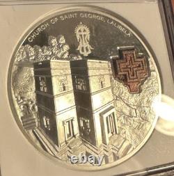 2023 Cook Islands $10 Church of St. George 2oz Silver NGC PF70 Ultra Cameo COA