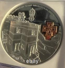 2023 Cook Islands $10 Church of St. George 2oz Silver NGC PF70 Ultra Cameo COA