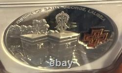 2023 Cook Islands $10 Church of St. George 2oz Silver NGC PF70 Ultra Cameo COA