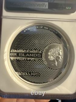 2023 Cook Islands $10 Church of St. George 2oz Silver NGC PF70 Ultra Cameo COA