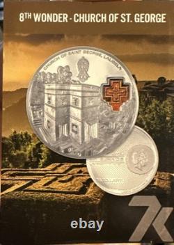 2023 Cook Islands $10 Church of St. George 2oz Silver NGC PF70 Ultra Cameo COA