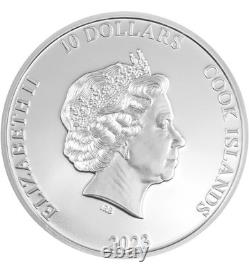 2023 Cook Islands $10 The Vexed Man 2 Oz High Relief Coin PCGS PR70DCAM FDI