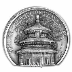 2023 Cook Islands 2 oz Silver Antique Beijing Temple of Heaven SKU#268871