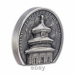 2023 Cook Islands 2 oz Silver Antique Beijing Temple of Heaven SKU#268871