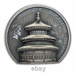 2023 Cook Islands 2 oz Silver Antique Beijing Temple of Heaven SKU#268871