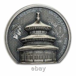 2023 Cook Islands 2 oz Silver Beijing Temple of Heaven MS-70 PCGS FDI OGP