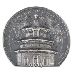 2023 Cook Islands 2 oz Silver Beijing Temple of Heaven MS-70 PCGS FDI OGP