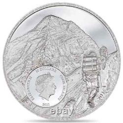 2023 Cook Islands 2 oz Silver Mt. Everest First Ascent Coin