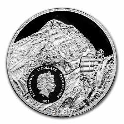 2023 Cook Islands 2 oz Silver Proof Mt. Everest First Ascent SKU#279595
