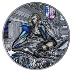 2023 Cook Islands $20 3oz Silver Cyber Queen The Beginning Ultra High Relief