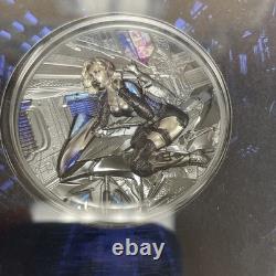 2023 Cook Islands $20 Cyber Queen 3 oz Ultra High Relief silver coin withbox & COA