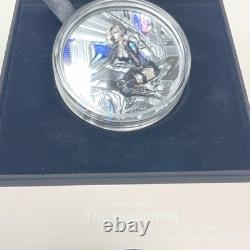 2023 Cook Islands $20 Cyber Queen 3 oz Ultra High Relief silver coin withbox & COA