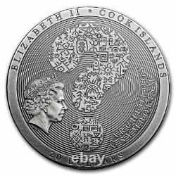 2023 Cook Islands 3 oz Antique Silver Antikythera Mechanism SKU#279535