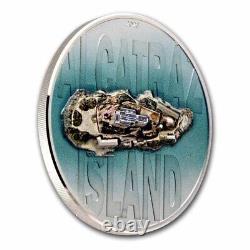 2023 Cook Islands 3 oz Silver Famous Islands Alcatraz