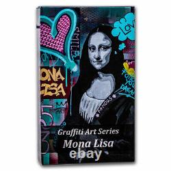 2023 Cook Islands 3 oz Silver Graffiti Art Mona Lisa SKU#280581