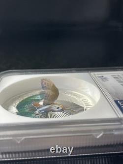 2023 Cook Islands $5 Barn Owl PF70 Ultra Cameo