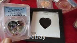 2023 Cook Islands $5 Brilliant Love Butterfly 20g Silver FDI PCGS PR69DCAM