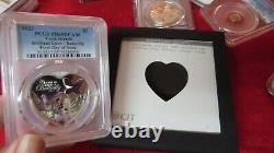 2023 Cook Islands $5 Brilliant Love Butterfly 20g Silver FDI PCGS PR69DCAM