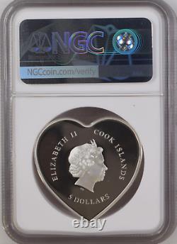 2023 Cook Islands $5 Love Is Like A Butterfly Ngc Pf70 Uc Fr Silver Coin