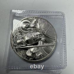 2023 Cook Islands $5 Sparta 1oz Silver Proof Coin UHR Warrior OGP