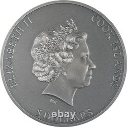 2023 Cook Islands $5 TRAPPED ESCAPE, 1oz 999 Silver Coin withCapsule, COA & Box